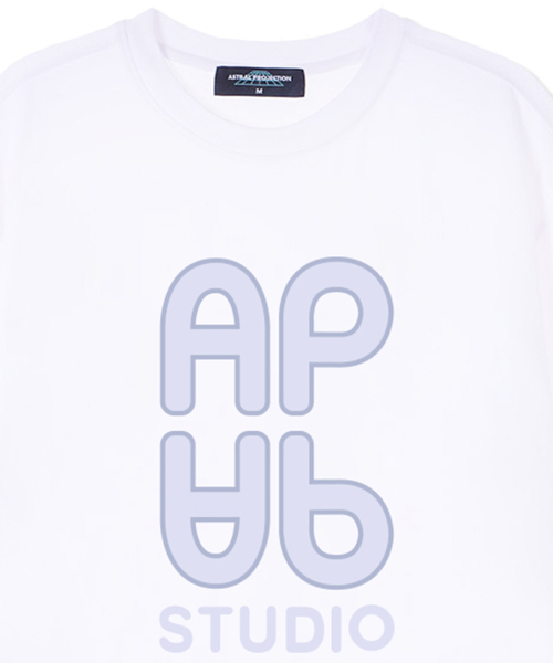 ASTRAL PROJECTION(アストラルプロジェクション)の「エイピ エイピ スーピマコットン ラウンドネック 半袖Tシャツ_ホワイト(Tシャツ/カットソー・メンズ・その他・XX-LARGE/LARGE/X-LARGE)」の3枚目の写真