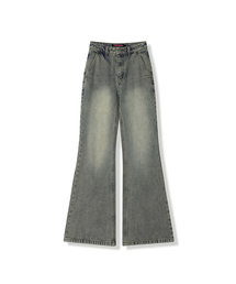Vivacious（ビバシャス）の「Back Slender Bootscut Jeans VINTAGE BLUE（デニムパンツ）」