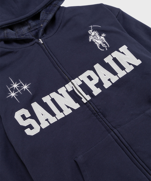 SAINTPAIN（セイントペイン）の「SPチェックリバーシブルフードジップアップネイビー（パーカー・レディース・その他・MEDIUM/LARGE）」の8枚目の写真