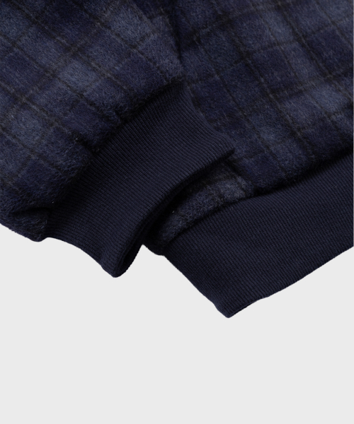 SAINTPAIN（セイントペイン）の「SPチェックリバーシブルフードジップアップネイビー（パーカー・レディース・その他・MEDIUM/LARGE）」の2枚目の写真
