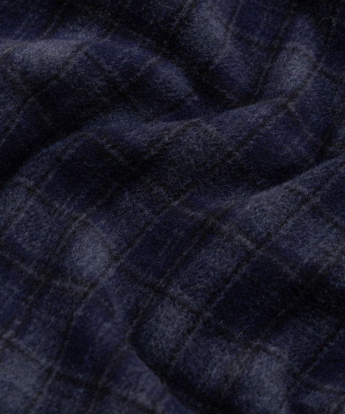 SAINTPAIN（セイントペイン）の「SPチェックリバーシブルフードジップアップネイビー（パーカー・レディース・その他・MEDIUM/LARGE）」の4枚目の写真
