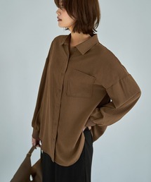 STYLE DELI（スタイルデリ）の「シワFREEスルスル袖リブシャツ（シャツ/ブラウス）」