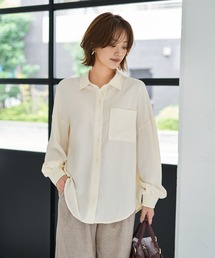 STYLE DELI（スタイルデリ）の「シワFREEスルスル袖リブシャツ（シャツ/ブラウス）」