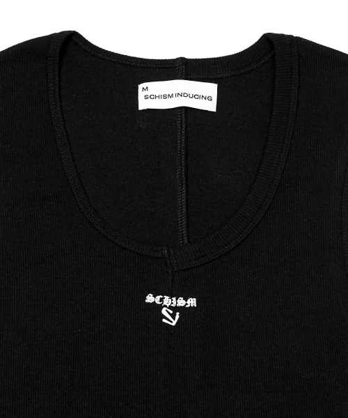 SCHISM INDUCING（スキズムインデューシング）の「MUSCLE TANK TOP BLACK（Tシャツ/カットソー・レディース・その他・LARGE/MEDIUM/SMALL）」の4枚目の写真
