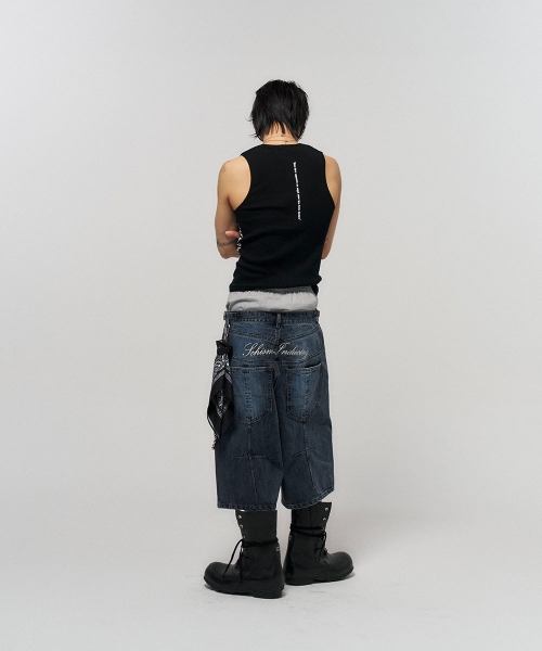 SCHISM INDUCING（スキズムインデューシング）の「MUSCLE TANK TOP BLACK（Tシャツ/カットソー・レディース・その他・LARGE/MEDIUM/SMALL）」の14枚目の写真