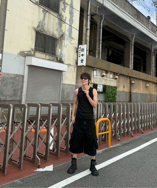 SCHISM INDUCING（スキズムインデューシング）の「MUSCLE TANK TOP BLACK（Tシャツ/カットソー・レディース・その他・LARGE/MEDIUM/SMALL）」の17枚目の写真