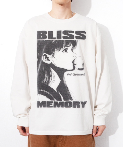 QT8 GARMENTS(キューティーエイトガーメント)の「RG Bliss Washed Long Sleeve (Ecru)(Tシャツ/カットソー・レディース・その他・MEDIUM/LARGE/X-LARGE)」の1枚目の写真