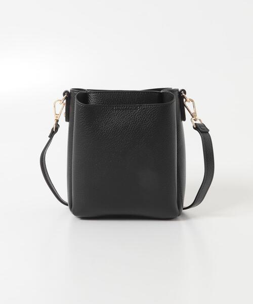 RODE SKO（ロデスコ）の「フロントポケットタテナガショルダーバッグ（ショルダーバッグ・レディース・ブラック/ベージュ/ホワイト/グレー・ONE）」の15枚目の写真