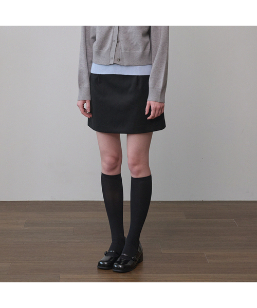 MICANE(ミケーネ)の「シンディミニスカート(スカート・レディース・ブラック/チャコールグレー・MEDIUM/LARGE/X-LARGE/X-SMALL/XX-LARGE/SMALL)」の1枚目の写真