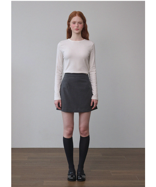 MICANE(ミケーネ)の「シンディミニスカート(スカート・レディース・ブラック/チャコールグレー・MEDIUM/LARGE/X-LARGE/X-SMALL/XX-LARGE/SMALL)」の4枚目の写真