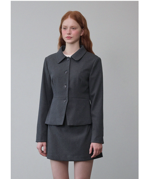 MICANE(ミケーネ)の「シンディミニスカート(スカート・レディース・ブラック/チャコールグレー・MEDIUM/LARGE/X-LARGE/X-SMALL/XX-LARGE/SMALL)」の6枚目の写真