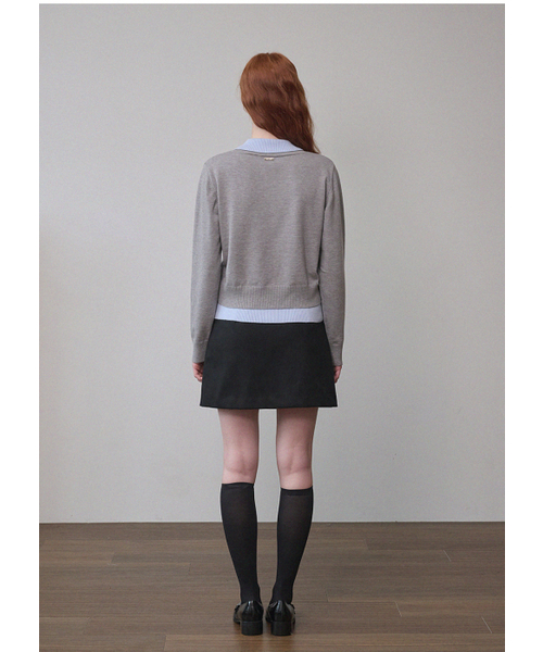 MICANE(ミケーネ)の「シンディミニスカート(スカート・レディース・ブラック/チャコールグレー・MEDIUM/LARGE/X-LARGE/X-SMALL/XX-LARGE/SMALL)」の10枚目の写真
