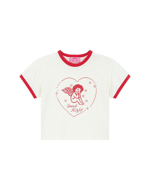 NEFNEF（ネフネフ）の「angel ringer tee_red（Tシャツ/カットソー・レディース・その他・FREE）」の6枚目の写真