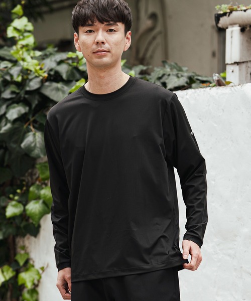 CALL&RESPONSE(コールアンドレスポンス)の「mlt5508- 無地長袖Tシャツ(260-1321-01)(Tシャツ/カットソー・メンズ・ホワイト/ブラック・5/4/2/1)」の3枚目の写真