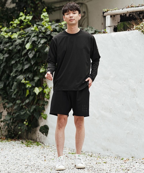 CALL&RESPONSE(コールアンドレスポンス)の「mlt5508- 無地長袖Tシャツ(260-1321-01)(Tシャツ/カットソー・メンズ・ホワイト/ブラック・5/4/2/1)」の5枚目の写真