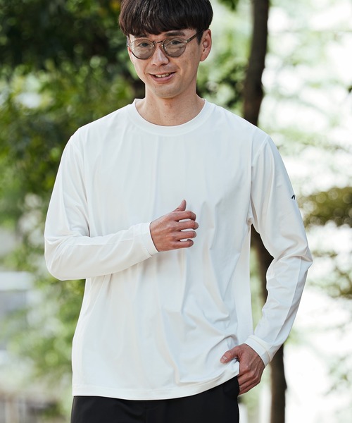 CALL&RESPONSE(コールアンドレスポンス)の「mlt5508- 無地長袖Tシャツ(260-1321-01)(Tシャツ/カットソー・メンズ・ホワイト/ブラック・5/4/2/1)」の8枚目の写真