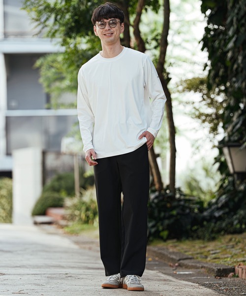 CALL&RESPONSE(コールアンドレスポンス)の「mlt5508- 無地長袖Tシャツ(260-1321-01)(Tシャツ/カットソー・メンズ・ホワイト/ブラック・5/4/2/1)」の9枚目の写真