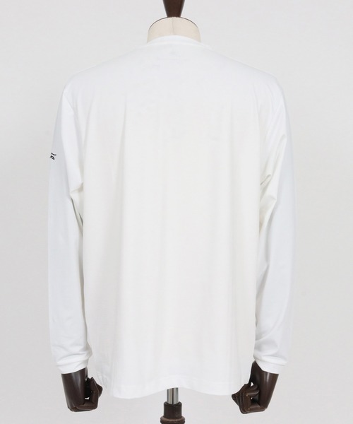 CALL&RESPONSE(コールアンドレスポンス)の「mlt5508- 無地長袖Tシャツ(260-1321-01)(Tシャツ/カットソー・メンズ・ホワイト/ブラック・5/4/2/1)」の12枚目の写真