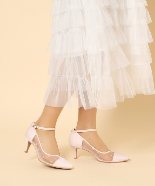 【NEW】エスペランサ（ESPERANZA）/ハートカットストラップパンプス ハートカットストラップパンプス（パンプス）｜ESPERANZA