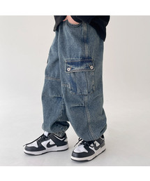 BERRYCLOSET（ベリークローゼット）の「[Fleece] Attraction Cargo Denim Pants（デニムパンツ）」