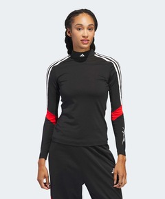 セール】JAY3LLE スリーストライプス モックネック 長袖シャツ【adidas