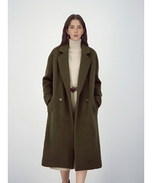 ACUD | Alpaca Double Coat _Brown(チェスターコート)