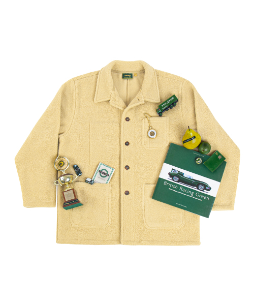 SATURDAY LEISURE CLUB(サタデーレジャークラブ)の「Leisure Fleece Work Jacket(Unisex) - Light Mustard(その他アウター・メンズ・その他・MEDIUM/LARGE)」の2枚目の写真