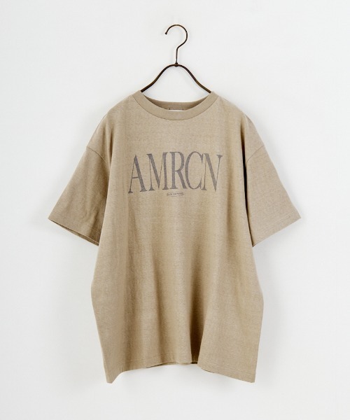 Americana/アメリカーナ] 別注 AMRCN ロゴプリント Tシャツ【追加】（T