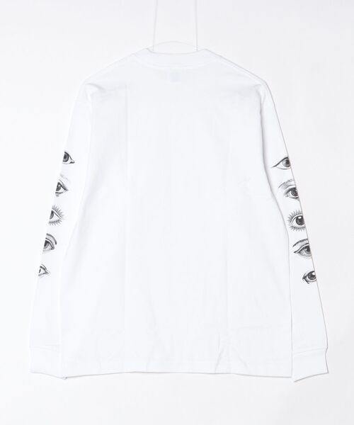 AFTERU(アフターユー)の「EYE L/S TEE(Tシャツ/カットソー・メンズ・ホワイト/ブラック・XL/L/M/XXL)」の9枚目の写真