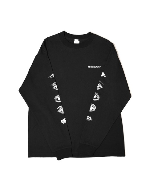 AFTERU(アフターユー)の「EYE L/S TEE(Tシャツ/カットソー・メンズ・ホワイト/ブラック・XL/L/M/XXL)」の3枚目の写真
