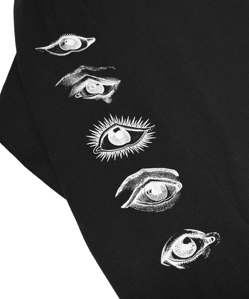 AFTERU(アフターユー)の「EYE L/S TEE(Tシャツ/カットソー・メンズ・ホワイト/ブラック・XL/L/M/XXL)」の5枚目の写真