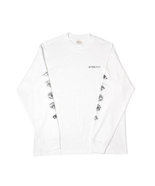 AFTERU(アフターユー)の「EYE L/S TEE(Tシャツ/カットソー・メンズ・ホワイト/ブラック・XL/L/M/XXL)」の6枚目の写真