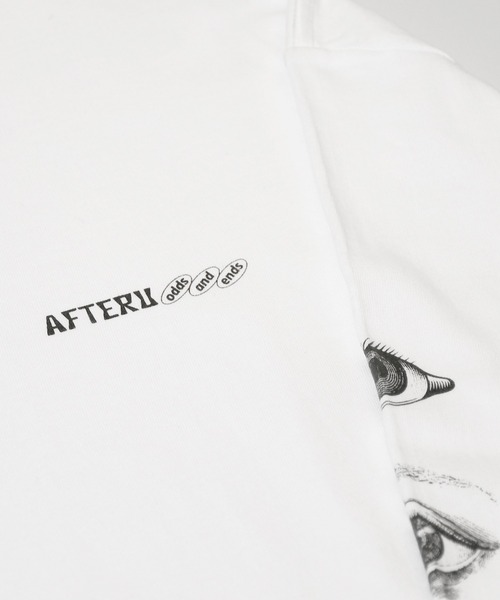 AFTERU(アフターユー)の「EYE L/S TEE(Tシャツ/カットソー・メンズ・ホワイト/ブラック・XL/L/M/XXL)」の7枚目の写真