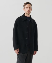 CASHMERE CASHMERE（カシミヤカシミヤ）の「【CASHMERE CASHMERE】CASHMERE/SILK/WOOL SHORT COAT（ステンカラーコート）」