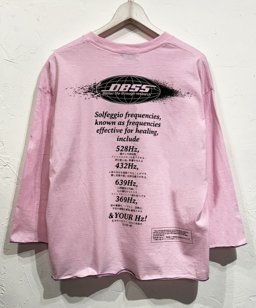 DIET BUTCHER SLIM SKIN(ダイエットブッチャースリムスキン)の「DIET BUTCHER SLIM SKIN / SINE WAVE LS / ダイエットブッチャースリムスキン(Tシャツ/カットソー・メンズ・チャコールグレー/ナチュラル/パープル/ライトピンク/オレンジ/グリーン・FREE)」の5枚目の写真