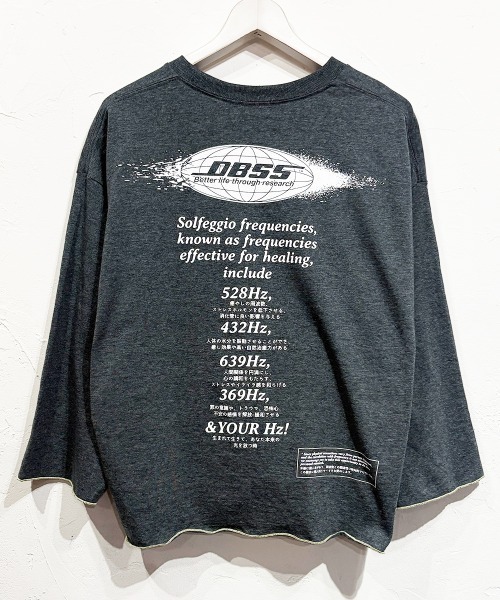 DIET BUTCHER SLIM SKIN(ダイエットブッチャースリムスキン)の「DIET BUTCHER SLIM SKIN / SINE WAVE LS / ダイエットブッチャースリムスキン(Tシャツ/カットソー・メンズ・チャコールグレー/ナチュラル/パープル/ライトピンク/オレンジ/グリーン・FREE)」の8枚目の写真