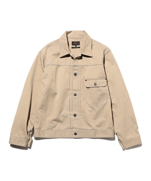 BEAMS PLUS（ビームスプラス）の「Digger Jacket 62 Twill（ブルゾン・メンズ・サックスブルー/ブラック/ベージュ・SMALL/LARGE/MEDIUM）」の11枚目の写真