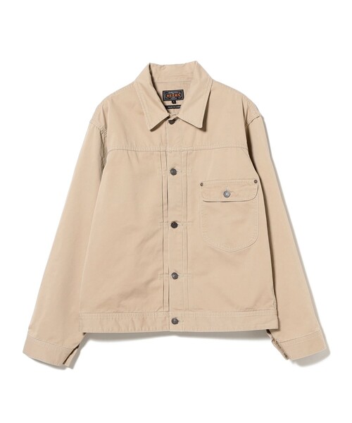 BEAMS PLUS（ビームスプラス）の「Digger Jacket 62 Twill（ブルゾン・メンズ・サックスブルー/ブラック/ベージュ・SMALL/LARGE/MEDIUM）」の14枚目の写真