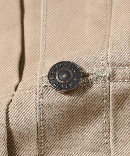 BEAMS PLUS（ビームスプラス）の「Digger Jacket 62 Twill（ブルゾン・メンズ・サックスブルー/ブラック/ベージュ・SMALL/LARGE/MEDIUM）」の17枚目の写真