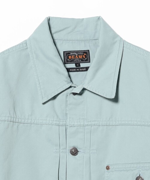 BEAMS PLUS（ビームスプラス）の「Digger Jacket 62 Twill（ブルゾン・メンズ・サックスブルー/ブラック/ベージュ・SMALL/LARGE/MEDIUM）」の20枚目の写真