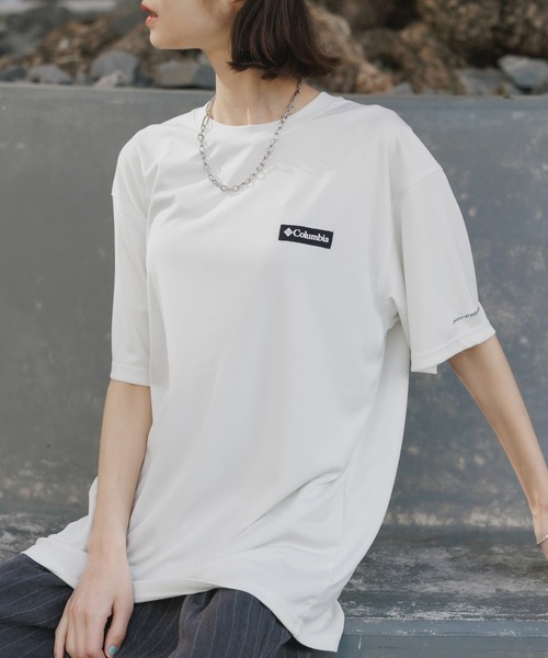 Columbia(コロンビア)の「Columbia/コロンビア Lake Arrowhead short sleeve tee オムニフリーズゼロ クルーネックTシャツ 秋 秋服 2026年秋冬(Tシャツ/カットソー・メンズ・ホワイト/ブラック/ラベンダー/ネイビー・M/L/XL/S)」の2枚目の写真