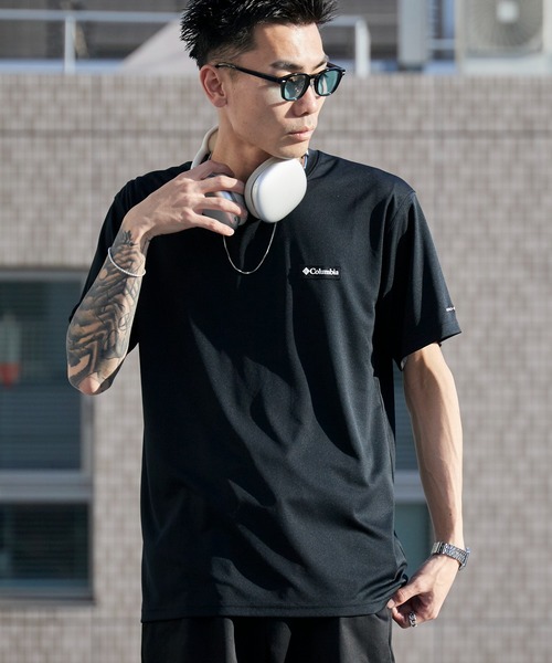 Columbia(コロンビア)の「Columbia/コロンビア Lake Arrowhead short sleeve tee オムニフリーズゼロ クルーネックTシャツ 秋 秋服 2026年秋冬(Tシャツ/カットソー・メンズ・ホワイト/ブラック/ラベンダー/ネイビー・M/L/XL/S)」の9枚目の写真
