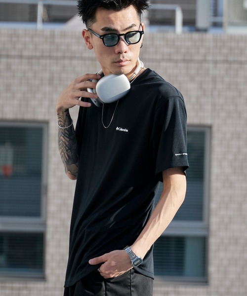 Columbia(コロンビア)の「Columbia/コロンビア Lake Arrowhead short sleeve tee オムニフリーズゼロ クルーネックTシャツ 秋 秋服 2026年秋冬(Tシャツ/カットソー・メンズ・ホワイト/ブラック/ラベンダー/ネイビー・M/L/XL/S)」の8枚目の写真