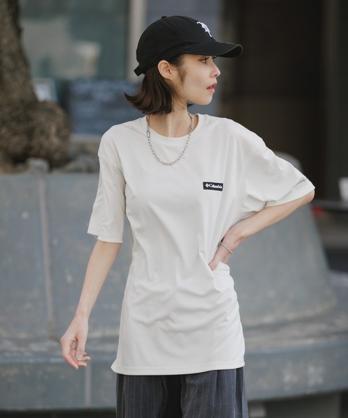 Columbia(コロンビア)の「Columbia/コロンビア Lake Arrowhead short sleeve tee オムニフリーズゼロ クルーネックTシャツ 秋 秋服 2026年秋冬(Tシャツ/カットソー・メンズ・ホワイト/ブラック/ラベンダー/ネイビー・M/L/XL/S)」の15枚目の写真