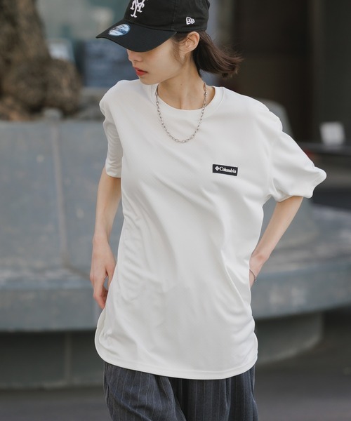Columbia(コロンビア)の「Columbia/コロンビア Lake Arrowhead short sleeve tee オムニフリーズゼロ クルーネックTシャツ 秋 秋服 2026年秋冬(Tシャツ/カットソー・メンズ・ホワイト/ブラック/ラベンダー/ネイビー・M/L/XL/S)」の18枚目の写真