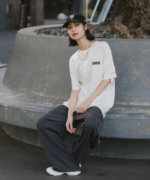 Columbia(コロンビア)の「Columbia/コロンビア Lake Arrowhead short sleeve tee オムニフリーズゼロ クルーネックTシャツ 秋 秋服 2026年秋冬(Tシャツ/カットソー・メンズ・ホワイト/ブラック/ラベンダー/ネイビー・M/L/XL/S)」の12枚目の写真