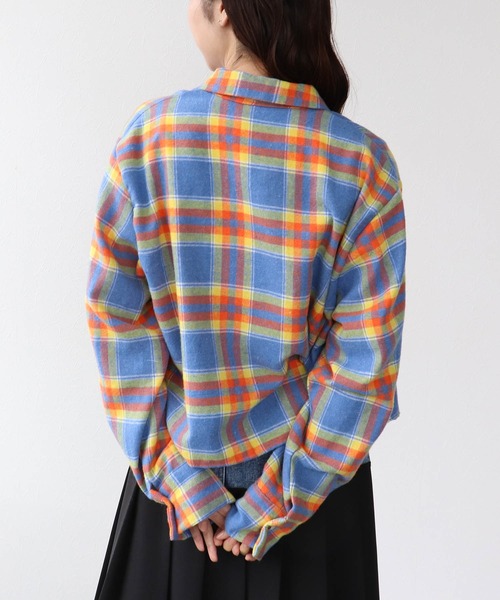 Cepica（セピカ）の「マドラスチェック柄シャツ（シャツ/ブラウス・レディース・ライトブルー/ピンク・FREE）」の11枚目の写真