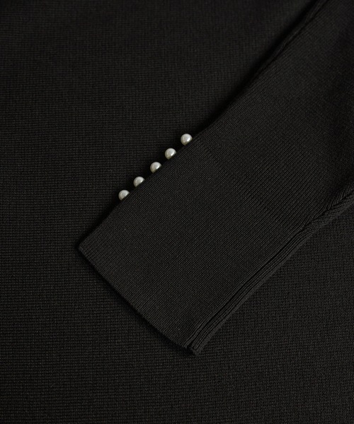 ROPE' PICNIC（ロペピクニック）の「【定番人気】マシュマロ袖パールドルマンニット/リンクコーデ（ニット/セーター・レディース・ブラック/ライトグレー/ピンク系その他2/ブルー系その他5・FREE）」の7枚目の写真