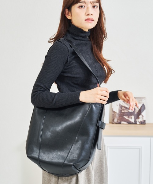 MISCH MASCH（ミッシュマッシュ）の「一部店舗限定 ワンハンドルバケツトートバッグ（トートバッグ・レディース・ブラウン/ブラック・ﾌﾘ-）」の15枚目の写真