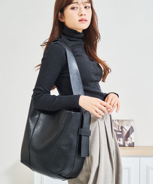 MISCH MASCH（ミッシュマッシュ）の「一部店舗限定 ワンハンドルバケツトートバッグ（トートバッグ・レディース・ブラウン/ブラック・ﾌﾘ-）」の16枚目の写真